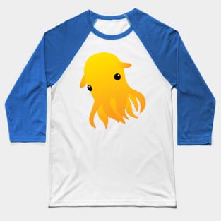 Yellow Dumbo Octopus Baseball T-Shirt